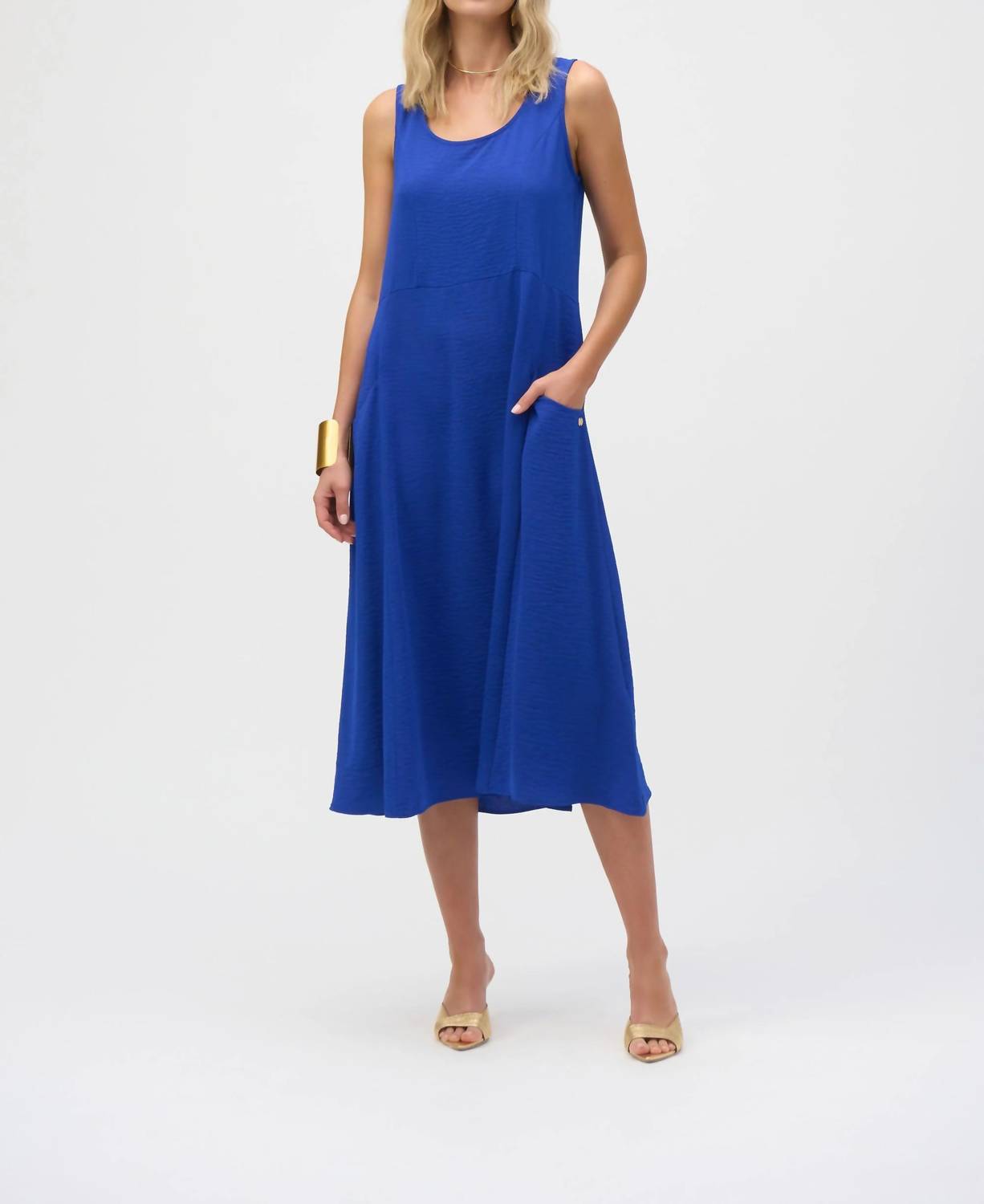 Joseph Ribkoff - Sleeveless Midi A-line Dress