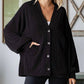 7Th Ray - Sweet Elegance Ribbed Sweater