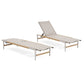 Hargrove Outdoor Patio Aluminum Chaise Lounge Set of 2