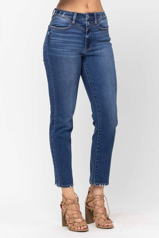 Judy Blue - High Waist Front Yoke Slim Fit Denim Jeans