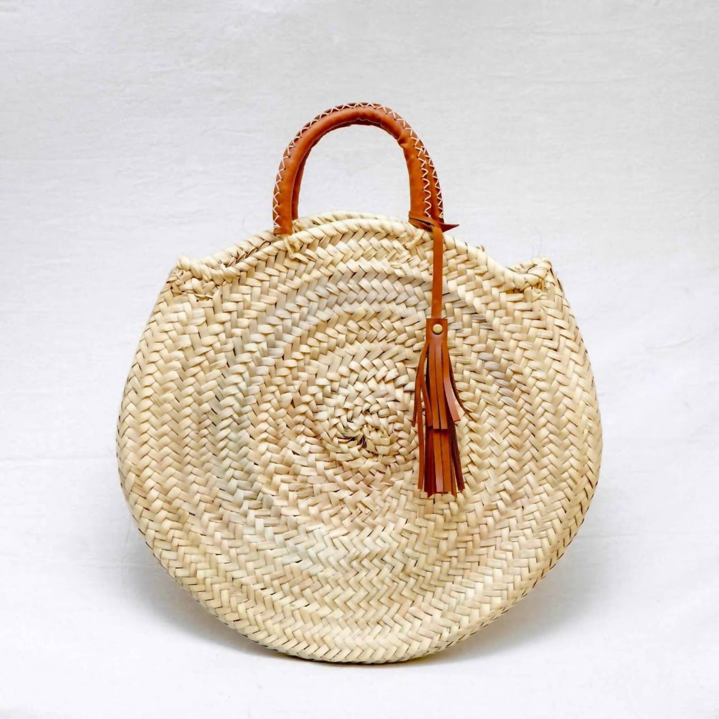 Craftberber - Women's Round Straw Bag