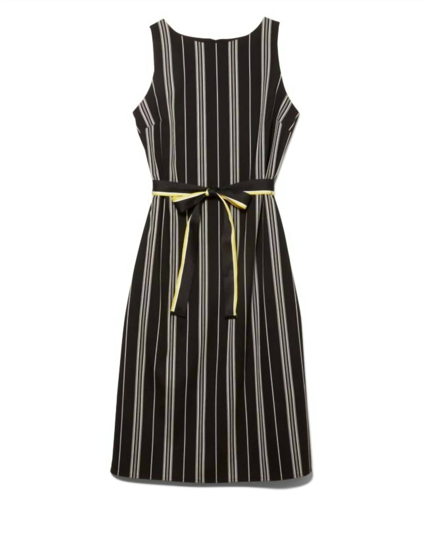 Vince Camuto - Striped Side Slits Midi Dress