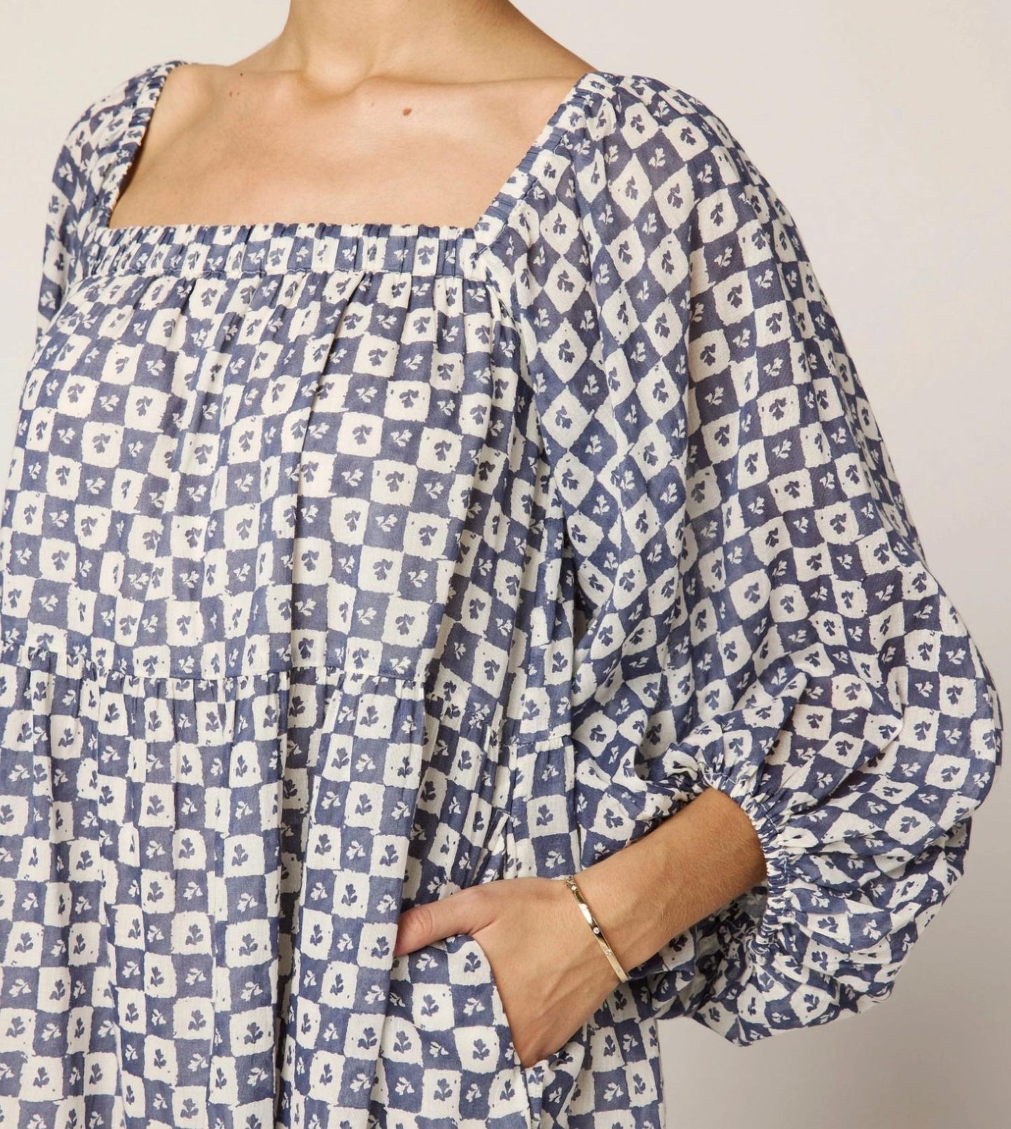 Cleobella - Hattie Piazze Check Mini Dress