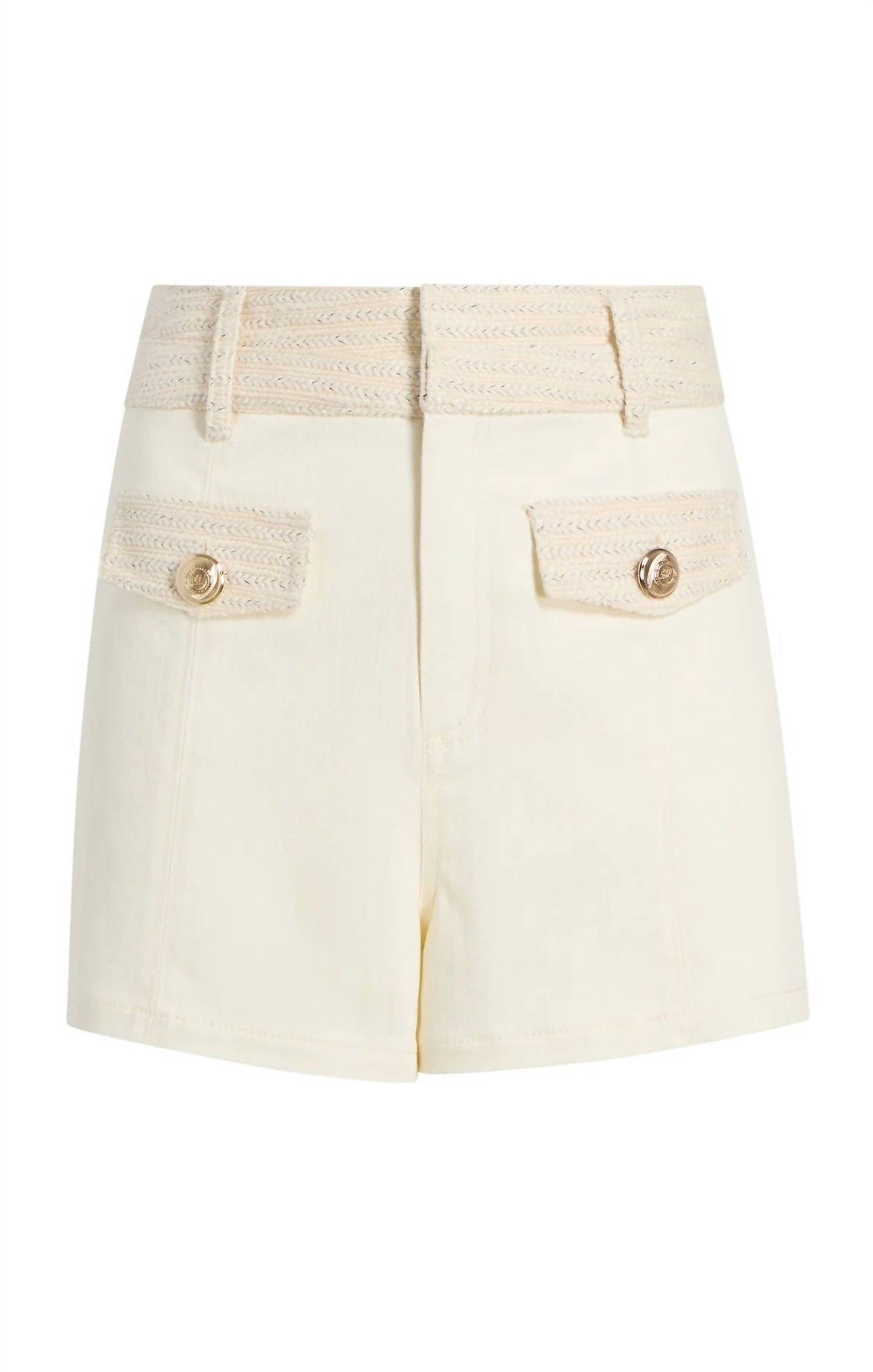 Cinq A Sept - Braided Tweed Gaelle Shorts