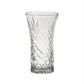 Creative Gifts International - Crystal Flared Vase With Medallion II Pattern - 8.25" X 4.75"