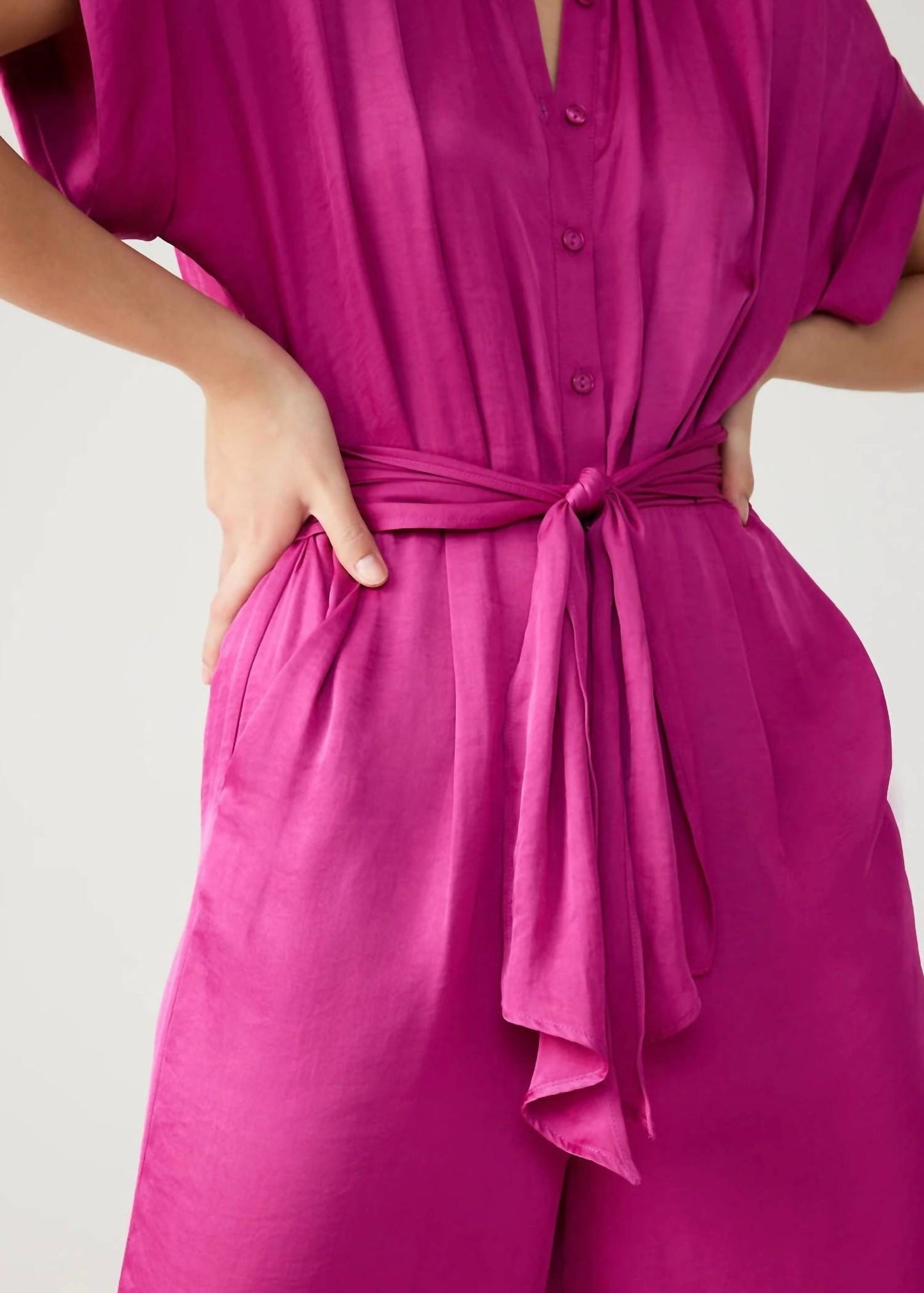 Steve Madden - Tori Button Down Jumpsuit