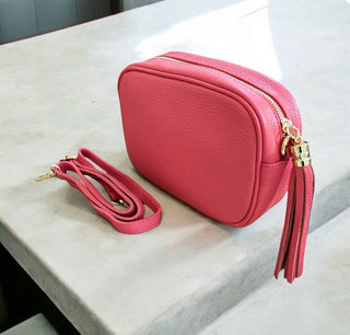 Cadenza Italy - Women's Leather Camera Style Crossbody Bag