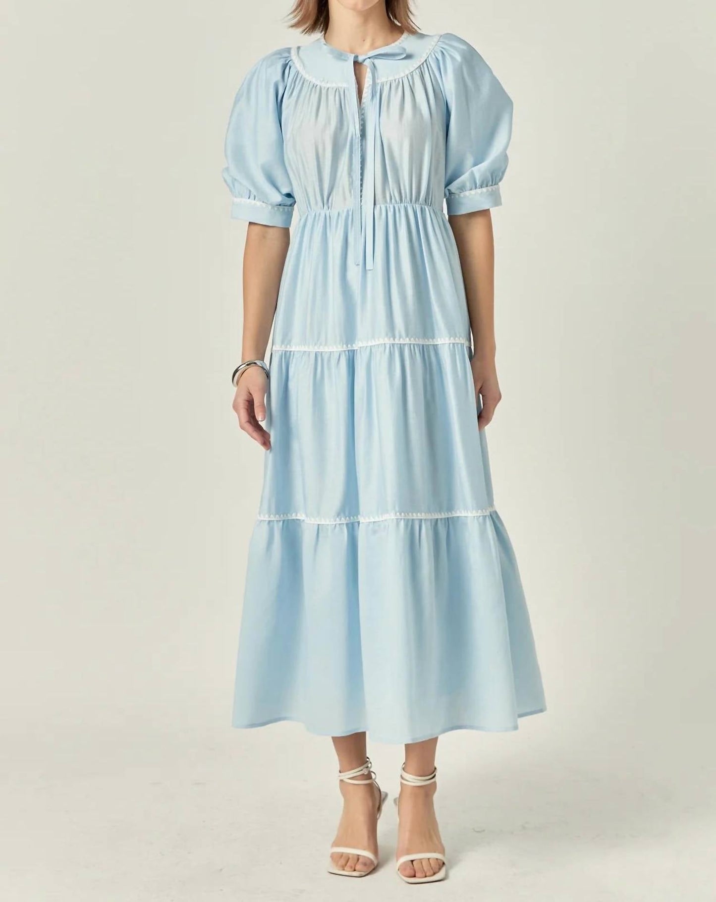 English Factory - Embroidery Midi Dress