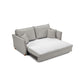 Oren Chenille Sleeper Sectional Sofa With Storage - Gray