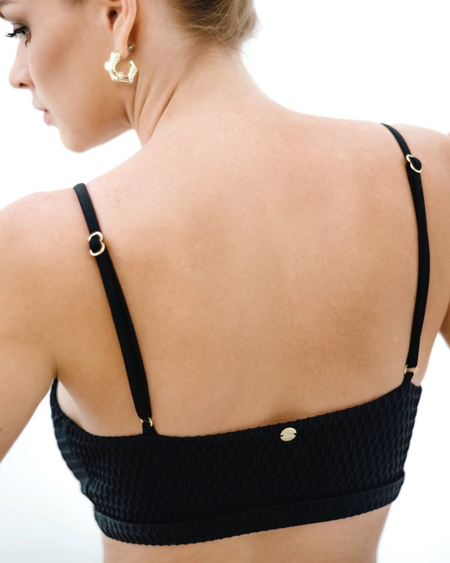 Gigizara - Midnight Surf Bikini Top Retro Surf Chic & Eco Finish