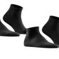 Falke Men's Happy Sneaker Sock - 2 Pack Black Size 9.5-12