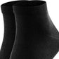 Falke Men's Happy Sneaker Sock - 2 Pack Black Size 9.5-12