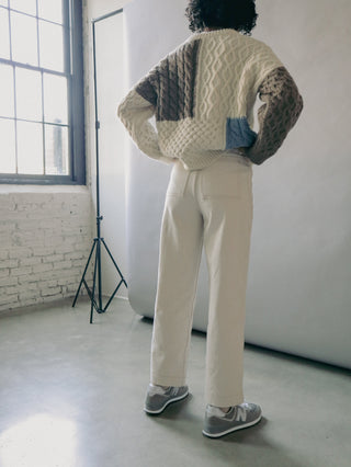 Marvin Ruby Women's Wren Jean White Size X-Small