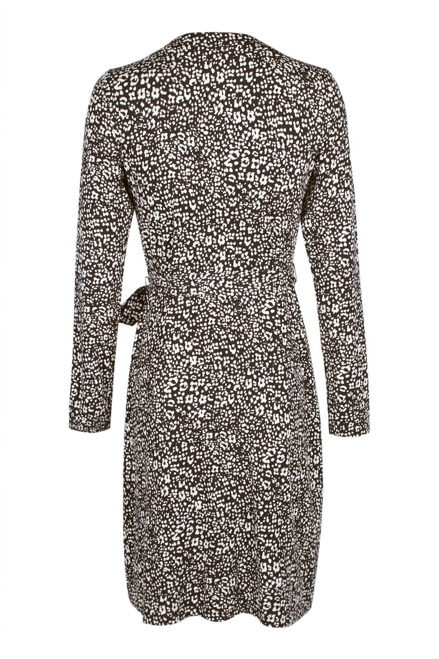 Adrianna Papell - Women's Long Sleeve Tie Side Wrap Dress