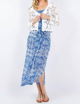 Paparazzi - Crochet Floral Pattern Crop Cardigan