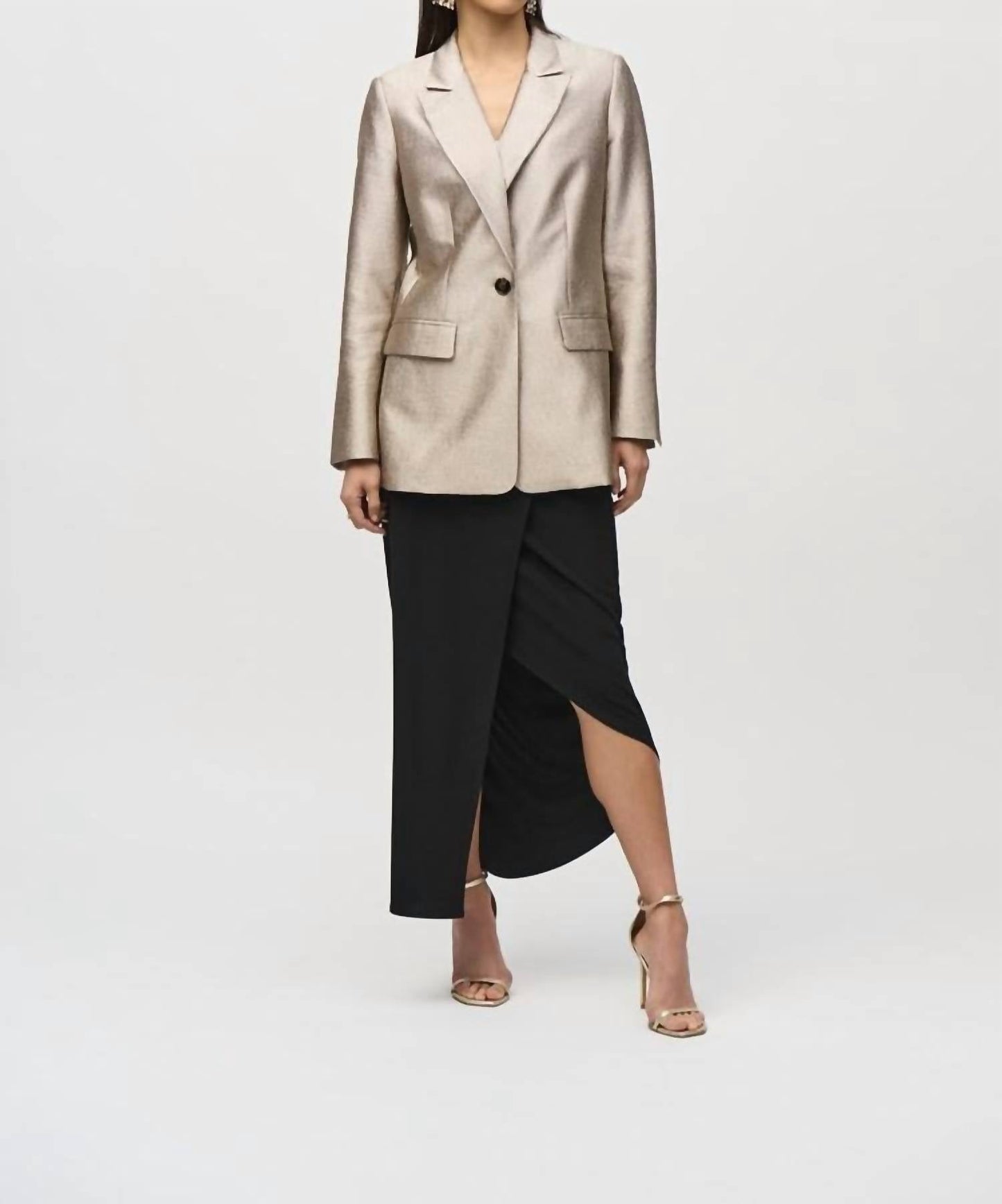 Joseph Ribkoff - Silky Knit Asymmetrical Pull-on Skirt