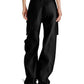 Steve Madden - Duo Mid Rise Oversized Cargo Pants