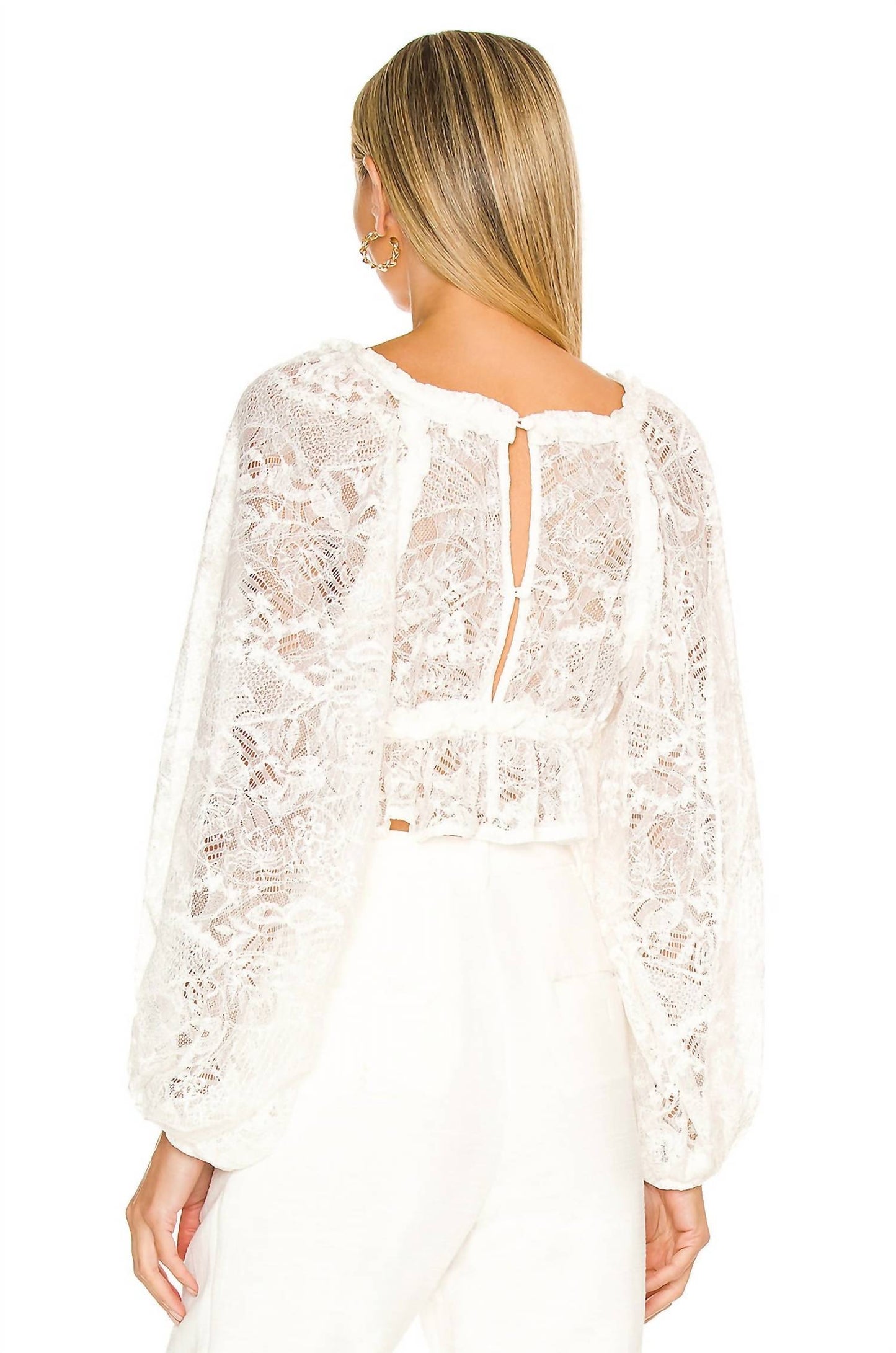 For Love & Lemons - Madeline Blouson Sleeves Top