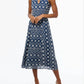 Adelyn Rae - Women's Soraia Cotton Eyelet Midi Dress