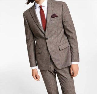 Bar Iii - Slim-fit Stretch Check Suit Jacket
