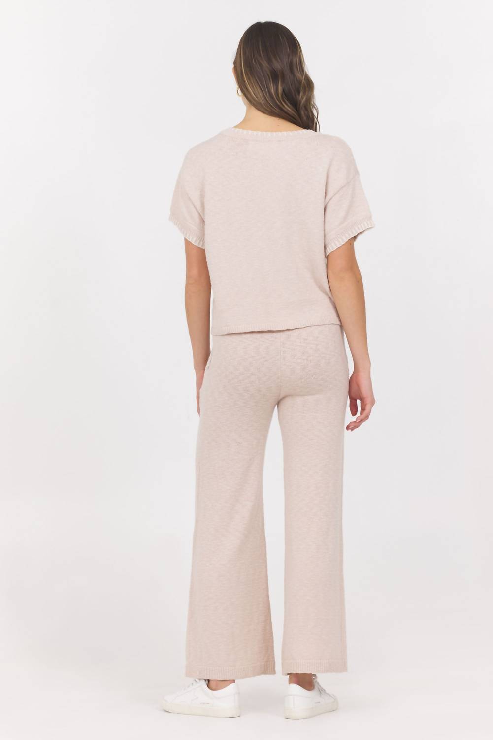 Vintage Havana - Knit Pant With Whip Stitch
