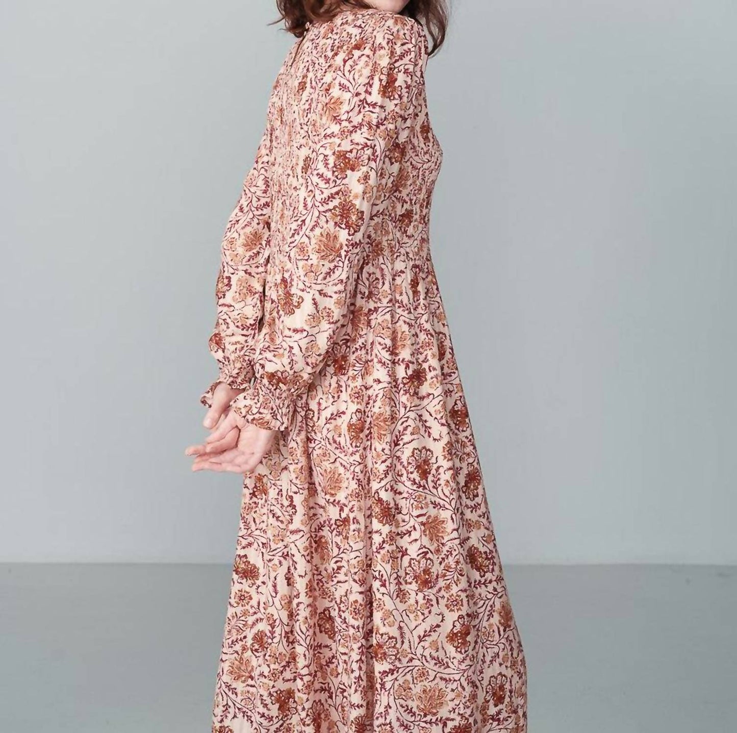 Grace & Mila - Nova Print Smocked Dress