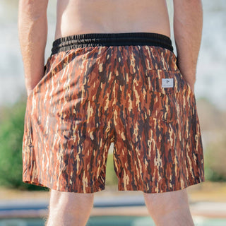 Old South Apparel - Bark Camo Lined Swim Trunks