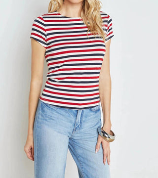 L'Agence - Ressi Fitted Stripe Tee