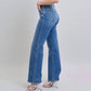 Judy Blue - Samantha Mid Rise V-front Straight Leg Jeans