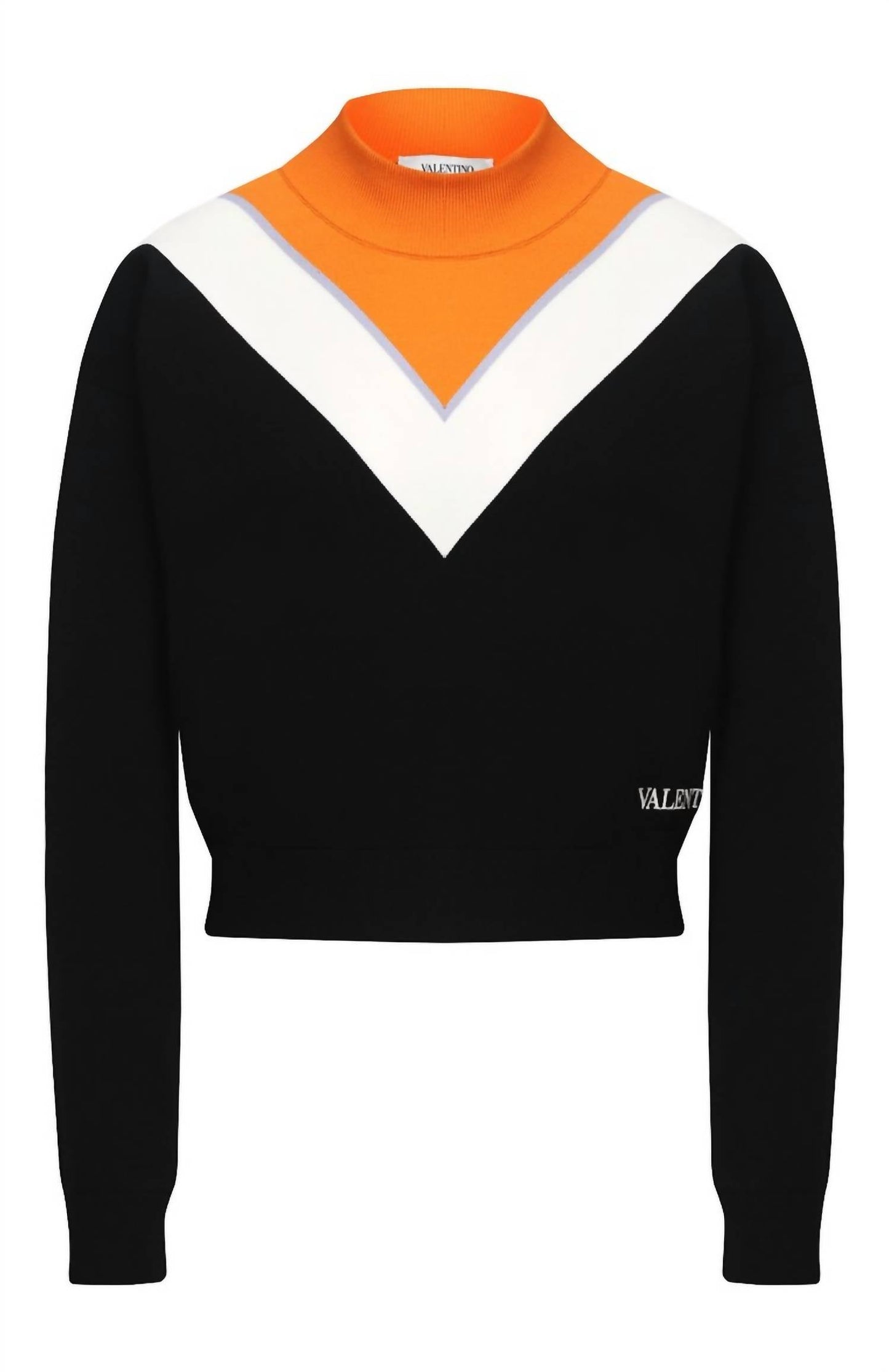 Valentino - Colorblock Viscose Pullover Sweater