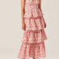 Astr - Midsummer Eyelet Tiered Maxi Dress