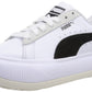 PUMA Women's White/Black Sneakers