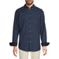 Brax Men's Navy Modern Fit Button-Down Shirt Size Medium