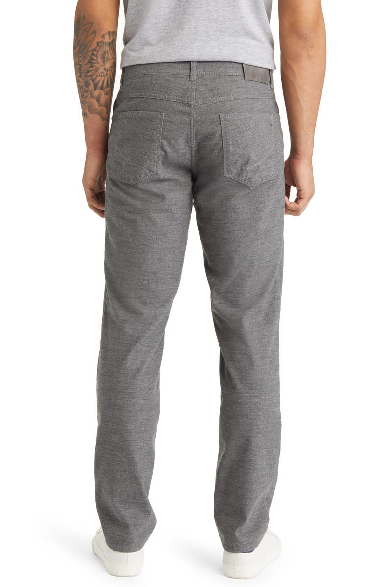 Brax Cooper Cotton Blend Trousers In Graphit Size 33 X 32