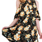 Umgee - Floral Cold Shoulder Dress