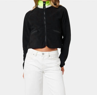 Abrand Jeans - Cropped Fleece Jacket