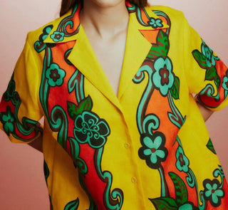 Alemais - Flame Button Shirt