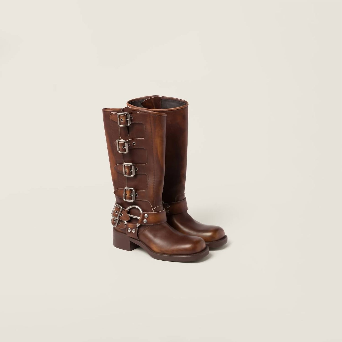 Miu Miu - Women's Buckle Detail Boots