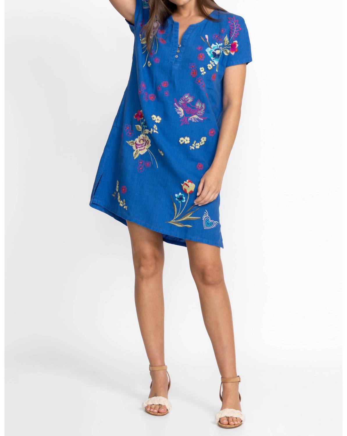 Johnny Was - Jessi Button Front Linen Dress