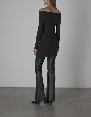 Enza Costa - SWEATER KNIT OFF-SHOULDER TUNIC/MINI