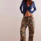Free People - Moxie Printed Low-slung Barrel Jeans