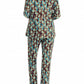 Marc Cain - Retro Print Single-breasted Blazer