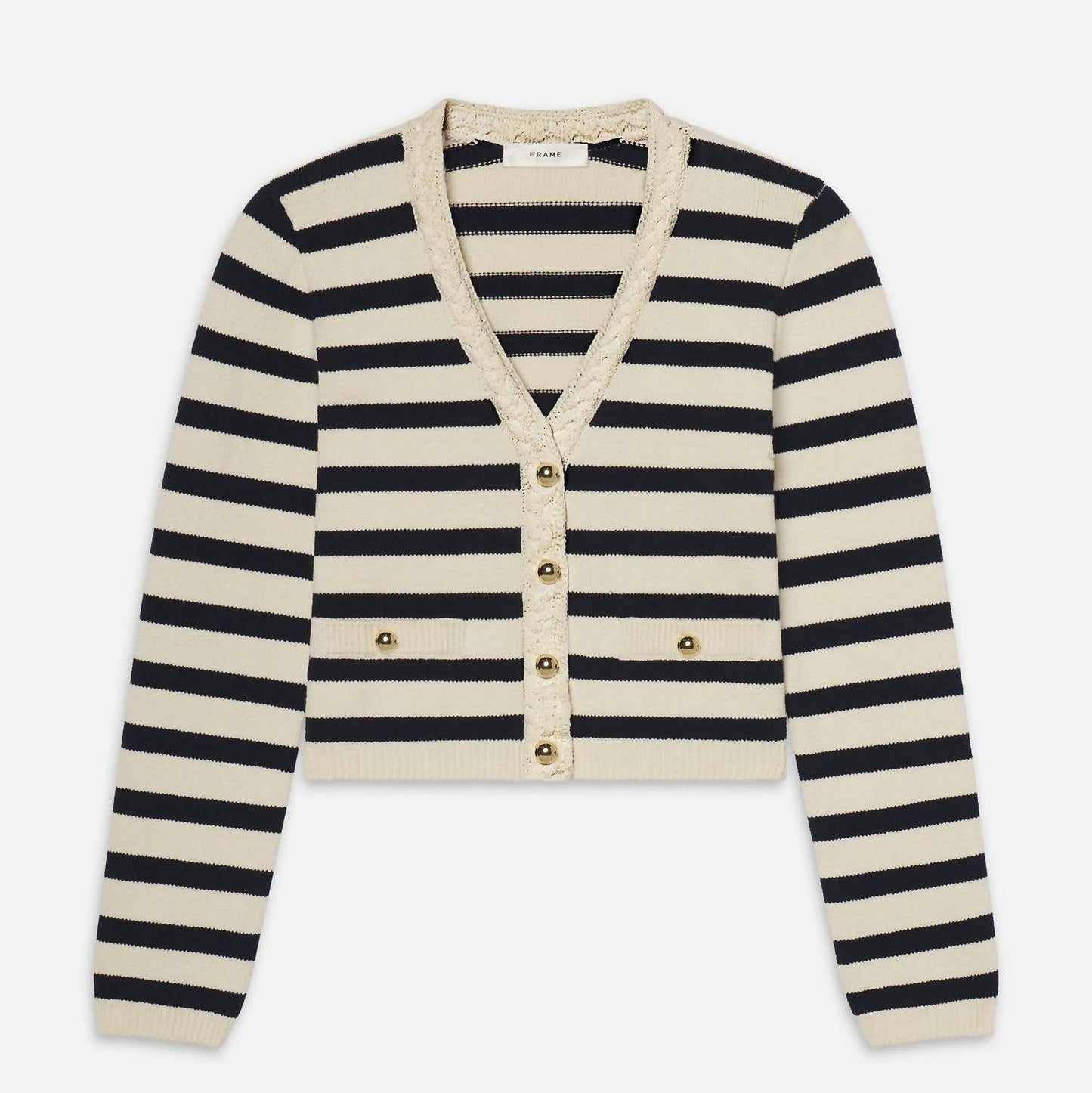 Frame - Harbor Stripe Cardigan