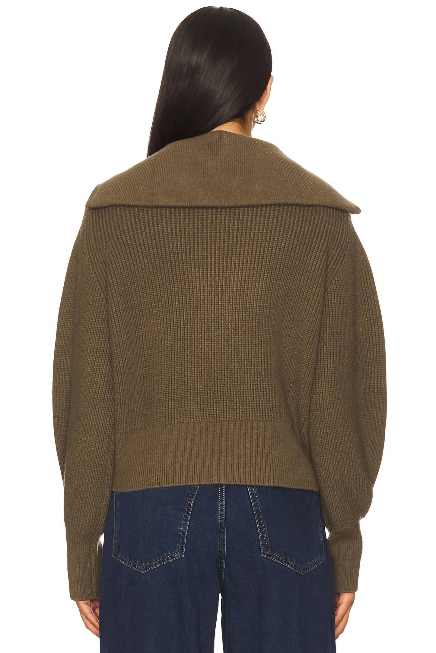 Varley - Maura Half Zip Rib Knit Sweater