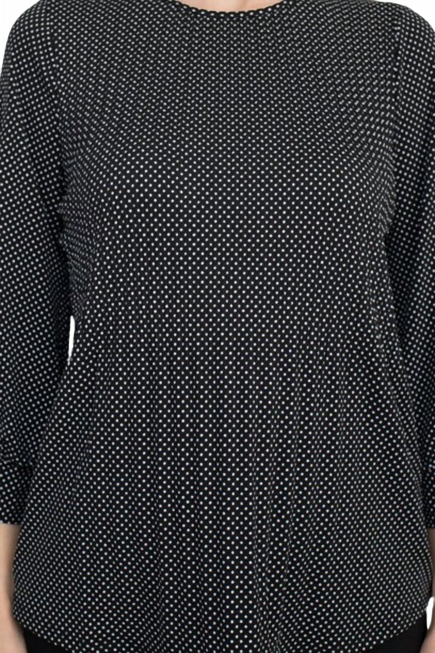 Adrianna Papell - Three-quarter Sleeve Crepe Top