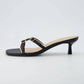 Cushionaire - Women's Milan Kitten Heel Sandals