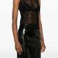 Alexander Mcqueen - Leopard Devore' Jersey Top