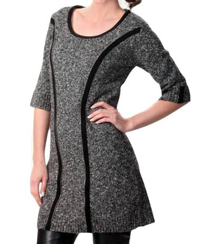 Angel - Boucle-Knit Stripe Dress