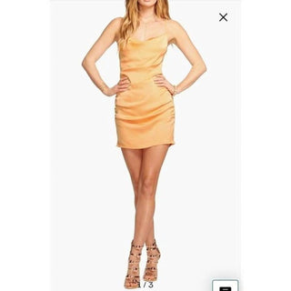 Ramy Brook - Kiki Ruched Satin Mini Dress