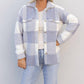 Hem & Thread - Be There For You Check Pattern Shacket Sweater